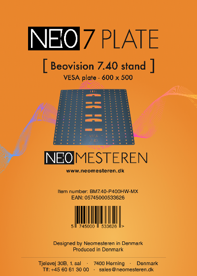 VESA bracket for Beovision 7-40 stand from Bang & Olufsem to mount a new TV