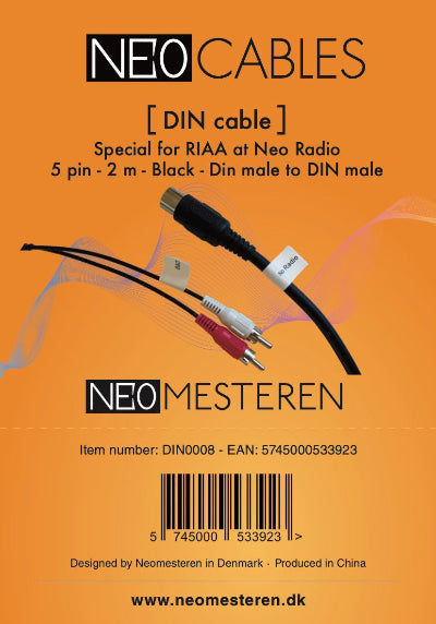 DIN cable for Neo Radio to B&O - Turntable