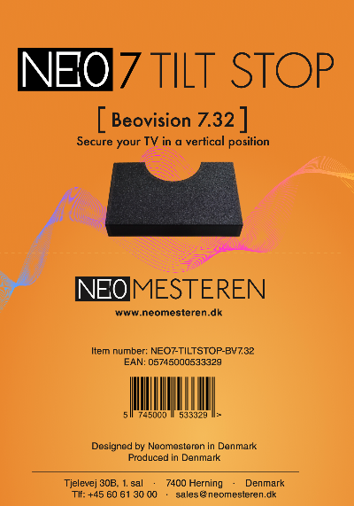 Neo 7 - Tilt Stop for Beovision 7.32 from B&O