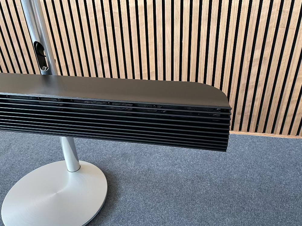 Beovision 7 with black wood front on Beolab 7 - Neo Wood