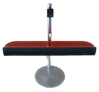Beolab 7.1 in red on a Beovision 7 stand