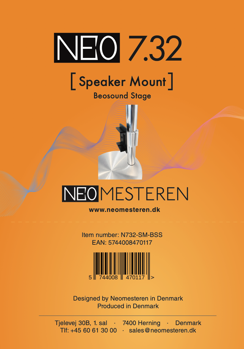 Neo 7 - Beovision 7.32 stand - B&O højttalere på standen