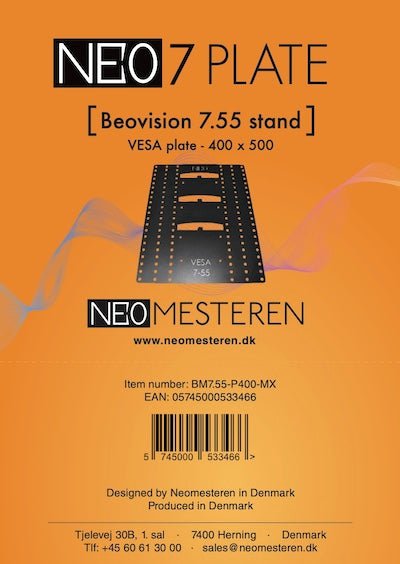 Beovision 7.55 stand - VESA plate - 400 x 500