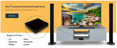 Neo TV (R3) - B&O sound on your Beolab speakers