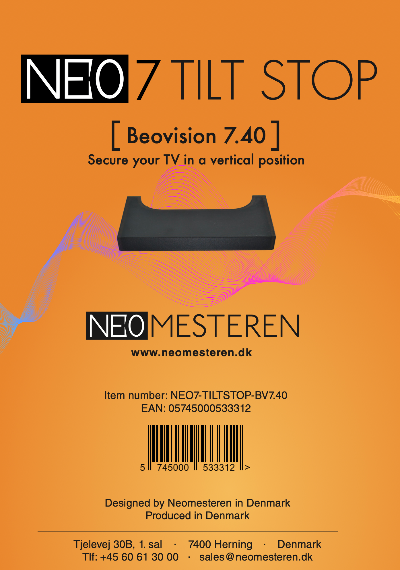 Tilt Sop for Beovision 7-40 stand fra B&O