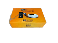 Neo Blue AUX i emballagen - klar til at blive tilsluttet et B&O product