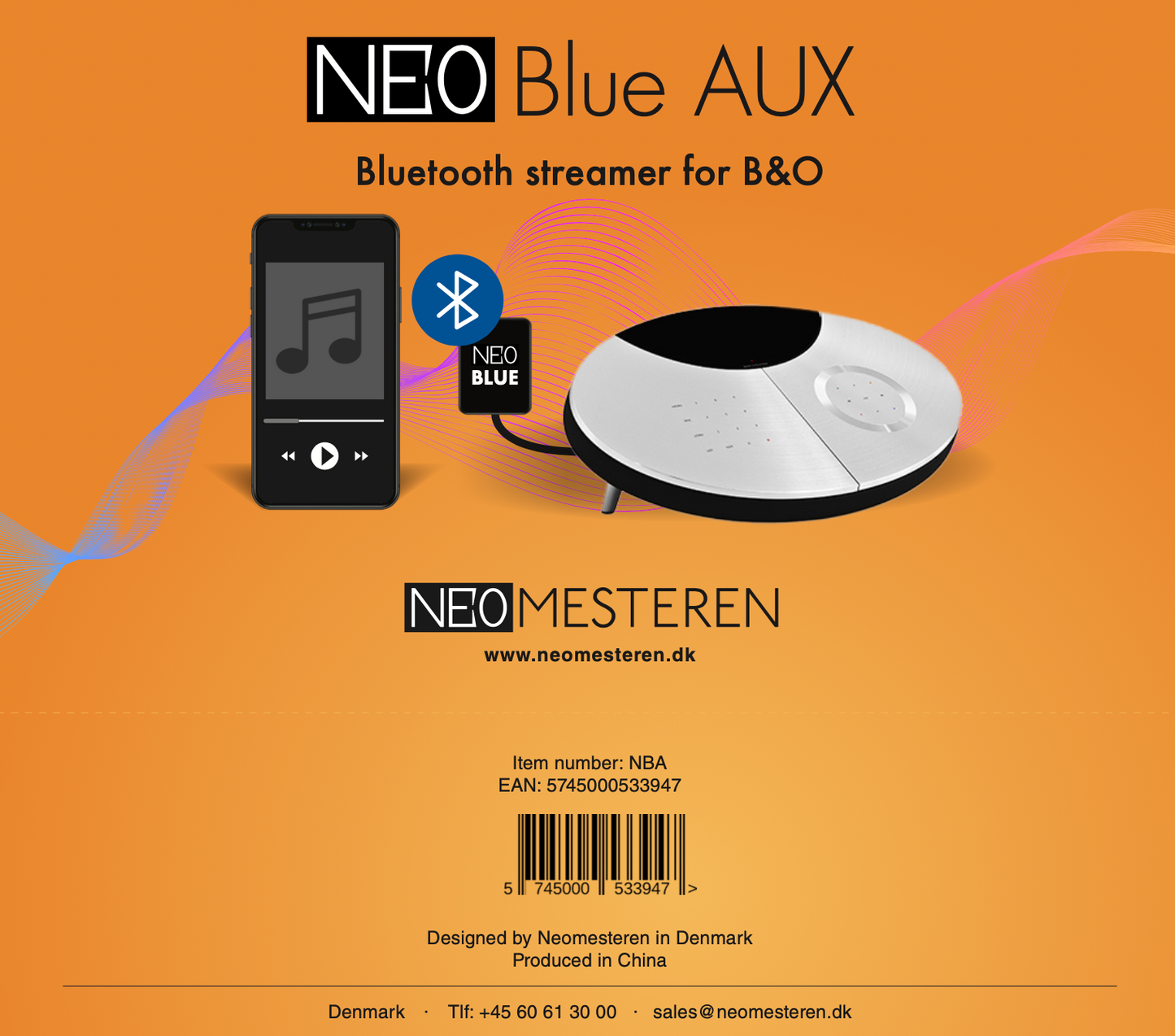 Neo Blue AUX - Product data