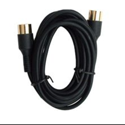 Powerlink kabel - Mk2 - Sort - DIN 8 pin Han til Han