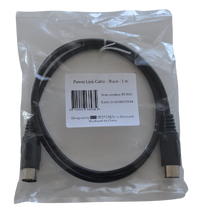 Powerlink Cable - MK9 - Black - Male to Male - 1 m