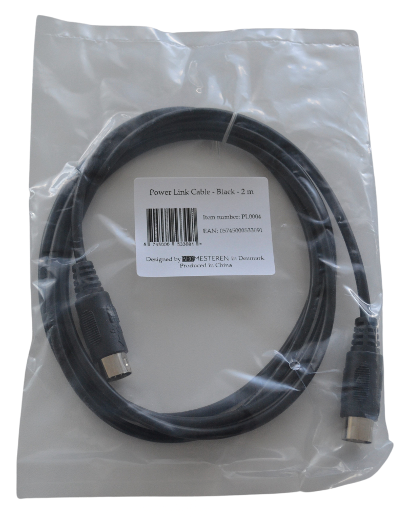 Powerlink Cable - MK9 - Black - Male to Male - 2 m