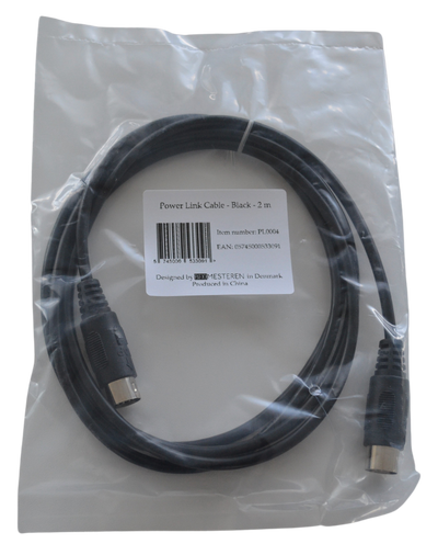 Powerlink Cable - MK9 - Black - Male to Male - 2 m