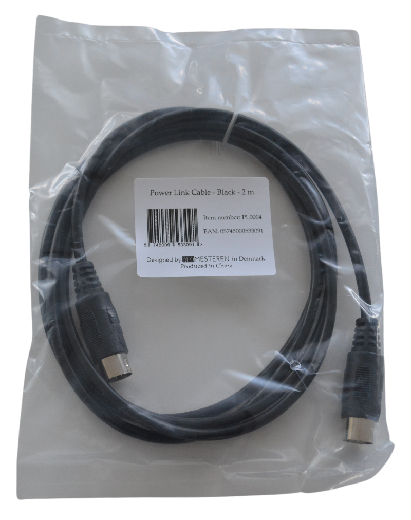 Cable Powerlink - MK9 - Negro - Macho a Macho - 2 m