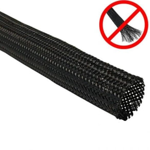 Cable cover - Black - 20/30 mm - Very flexible for many cables